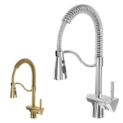 شیر ظرفشویی دوکاره علم فنری کلار مدل برمودا