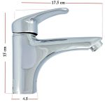 شیر روشویی کلار مدل دریا