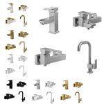 ست شیرآلات کلار مدل فلت