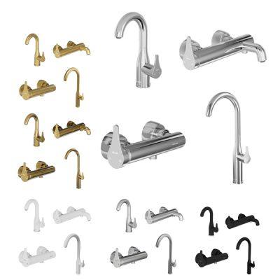 ست شیرآلات کلار مدل باران