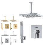 شیر حمام توکار کلار مدل کلاسیک فلت تیپ 3