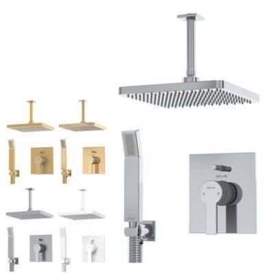 شیر حمام توکار کلار مدل کلاسیک فلت تیپ 3