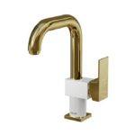 شیر روشویی علم دار کلار مدل فلت