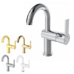 شیر روشویی علم دار کلار مدل نیو آریا