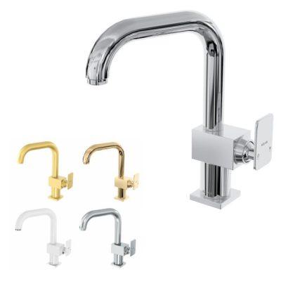 شیر روشویی علم دار کلار مدل فلت سری 99