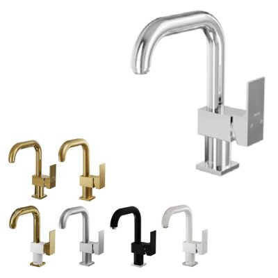 شیر روشویی علم دار کلار مدل فلت