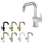 شیر روشویی علم دار کلار مدل نیو فلت