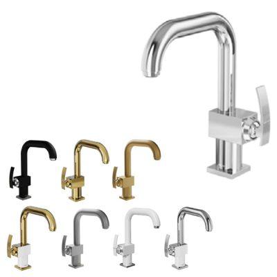 شیر روشویی علم دار کلار مدل نیو فلت