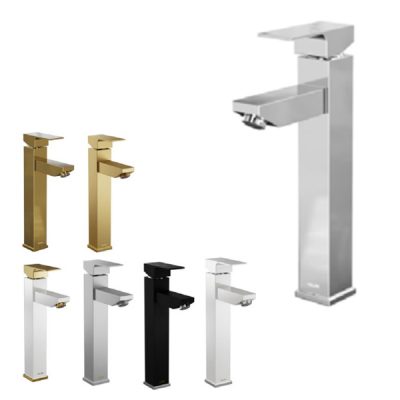 شیر روشویی پایه بلند کلار مدل فلت