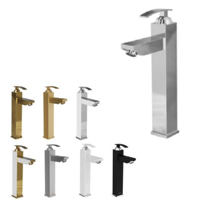 شیر روشویی پایه بلند کلار مدل نیو فلت