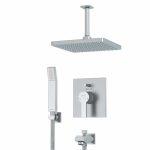 شیر حمام توکار کلار مدل کلاسیک فلت تیپ 4