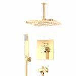 شیر حمام توکار کلار مدل کلاسیک فلت تیپ 4