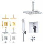 شیر حمام توکار کلار مدل کلاسیک فلت تیپ 4