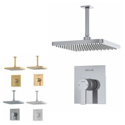 شیر حمام توکار کلار مدل کلاسیک فلت تیپ 1