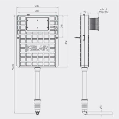 فلاش تانک توکار ایرانی کلار